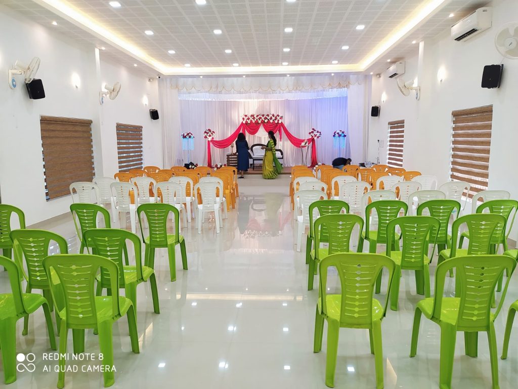 Hall arranged for a family function